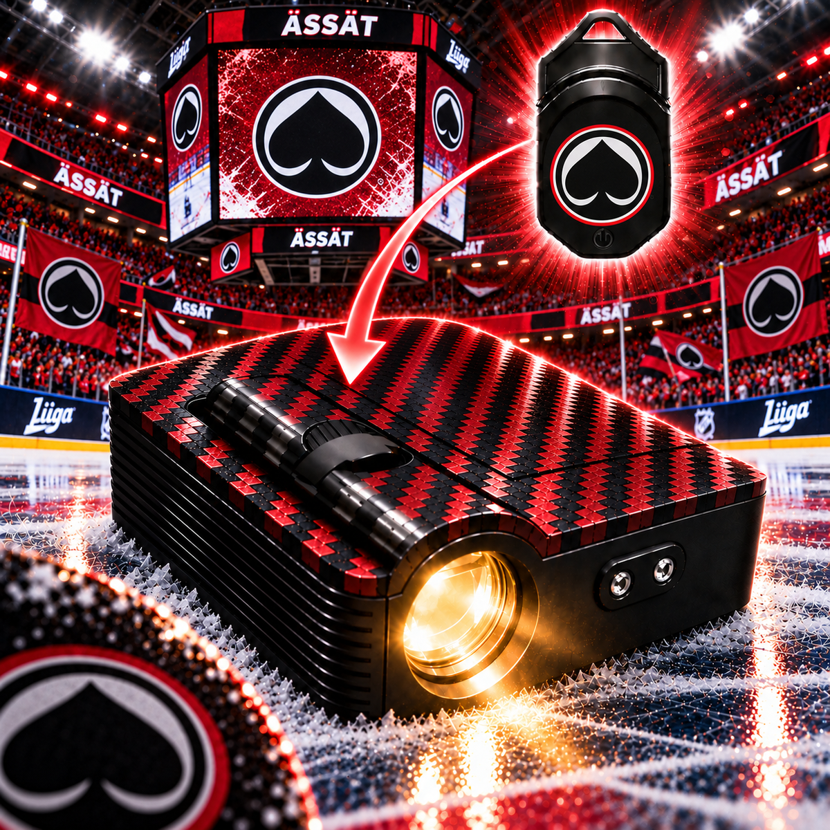 PuckGlow™ Auton Ovivaloprojektori