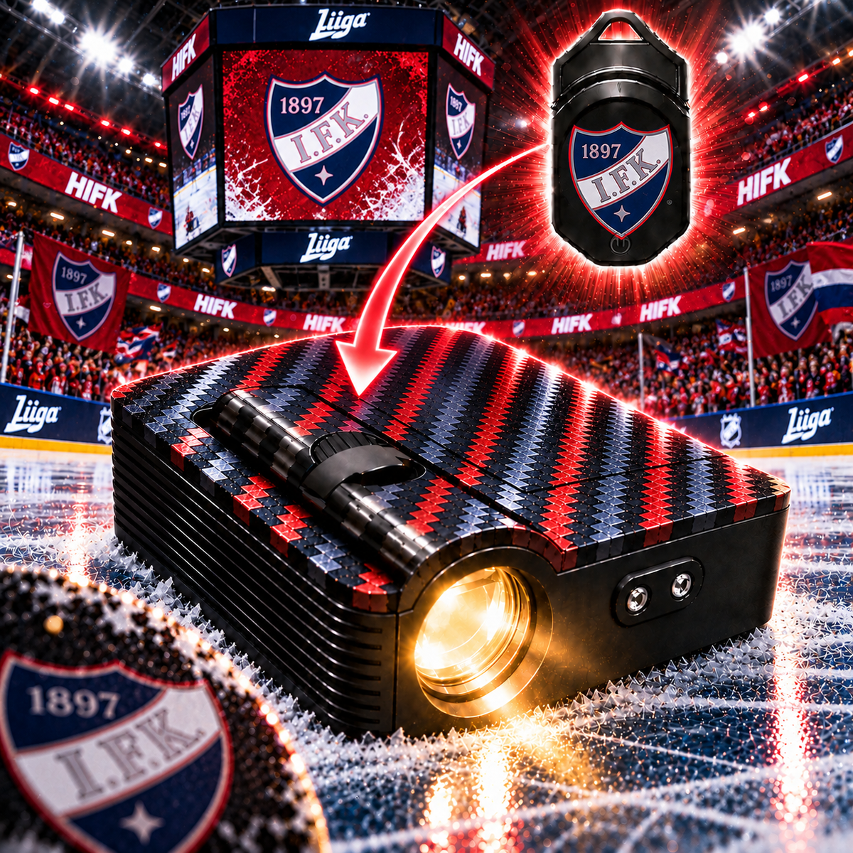 PuckGlow™ Auton Ovivaloprojektori